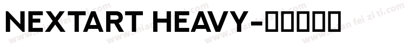 NEXTART Heavy字体转换